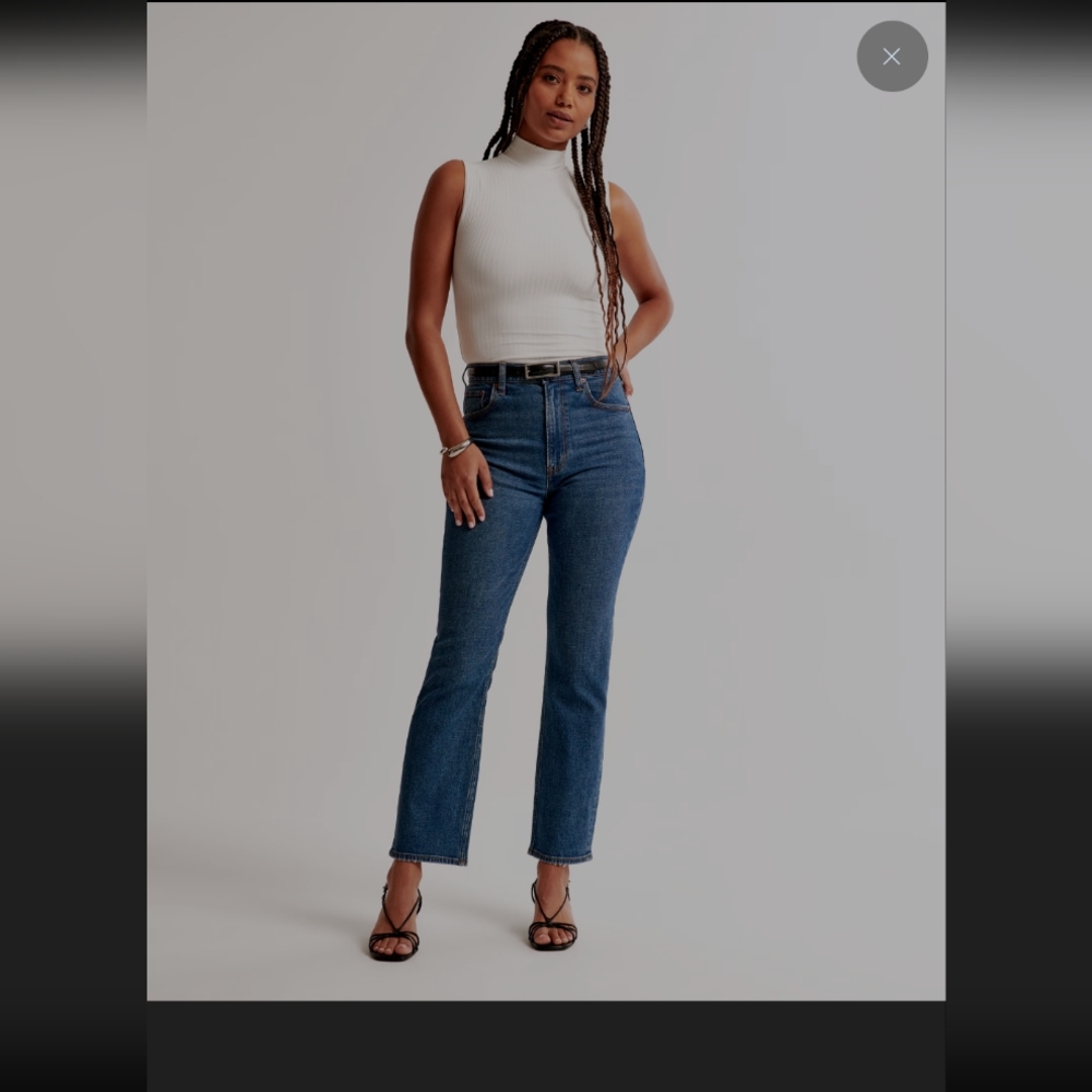 Curve Love Ultra High Rise Straight Ankle 29S